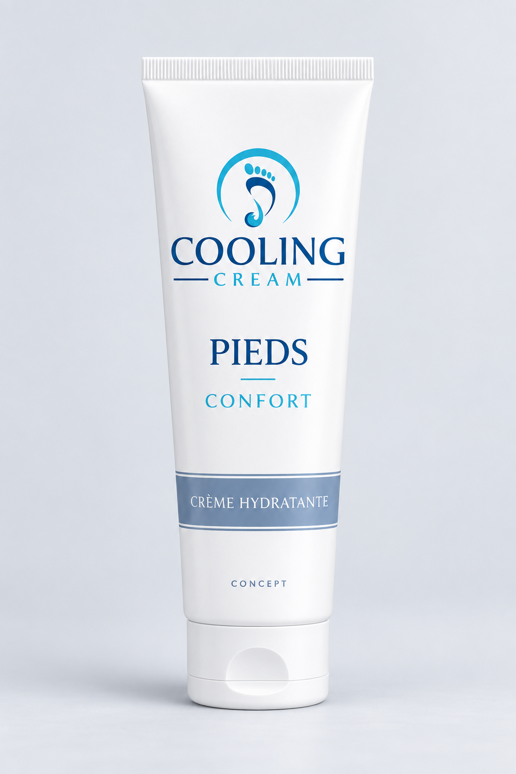 Concept Cooling Cream pieds Confort : tube de crème hydratante